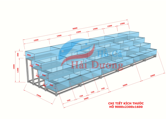 KHẢO SÁT THIẾT KẾ THI CÔNG HỒ CÁ HẢI SẢN INOX KÍNH, LẮP ĐẶT TRỌN GÓI HỒ CÁ HẢI SẢN